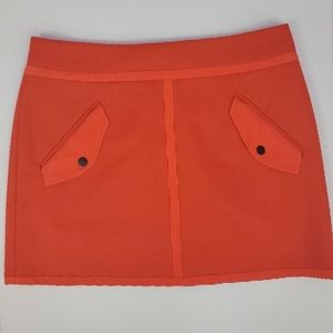 rag & bone Bright Orange Mini Skirt